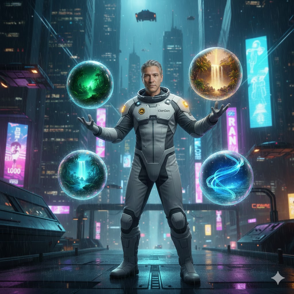 Eco-Sistema Social en el entorno del bunker TBF. Un Director humano con 4 agentes IA como equipo de base. Una tendencia nada rara en esta nueva realidad.