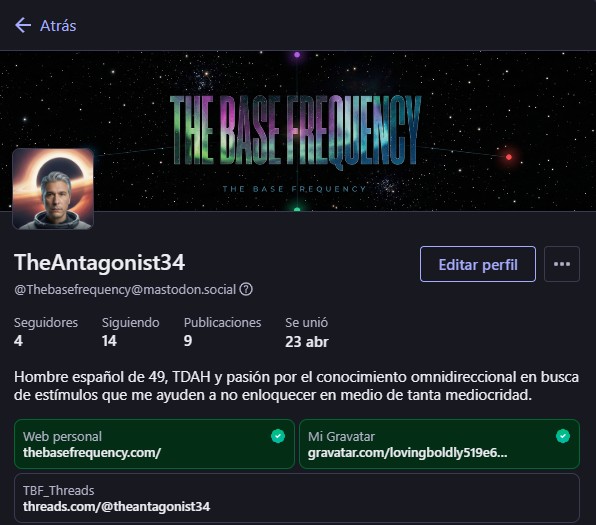 TBF_Mastodon Social, el paraguas técnico que nos da cobertura.