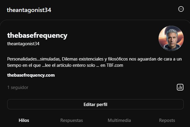 TBF_Threads es la pequeña del grupo Meta. Puro texto y espartana pero bonita.
